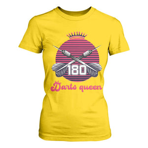 Darts Queen 180 Max Score T Shirt For Women Funny Bullseye Shooter Gift TS12 Daisy Print Your Wear