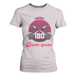 Darts Queen 180 Max Score T Shirt For Women Funny Bullseye Shooter Gift TS12 Ice Gray Print Your Wear