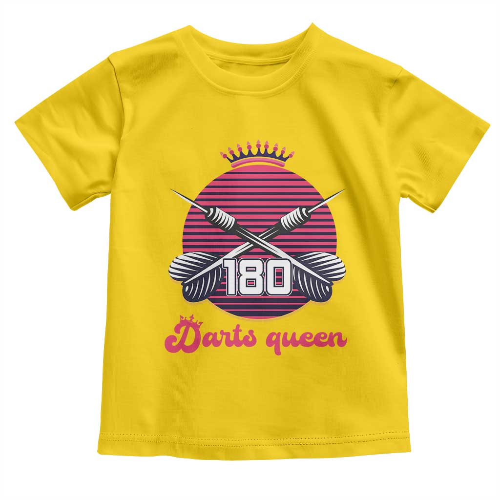 Darts Queen 180 Max Score Toddler T Shirt Funny Bullseye Shooter Gift TS12 Daisy Print Your Wear