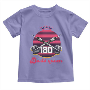 Darts Queen 180 Max Score Toddler T Shirt Funny Bullseye Shooter Gift TS12 Violet Print Your Wear