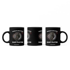 World's Okayest Dart Player Coffee Mug Funny Bullseye Shooter Gift TS12 Print Your Wear