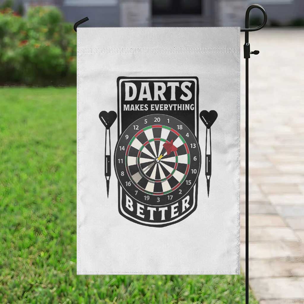 Darts Makes Everything Better Garden Flag Darts Lover Gift TS12 Print Your Wear