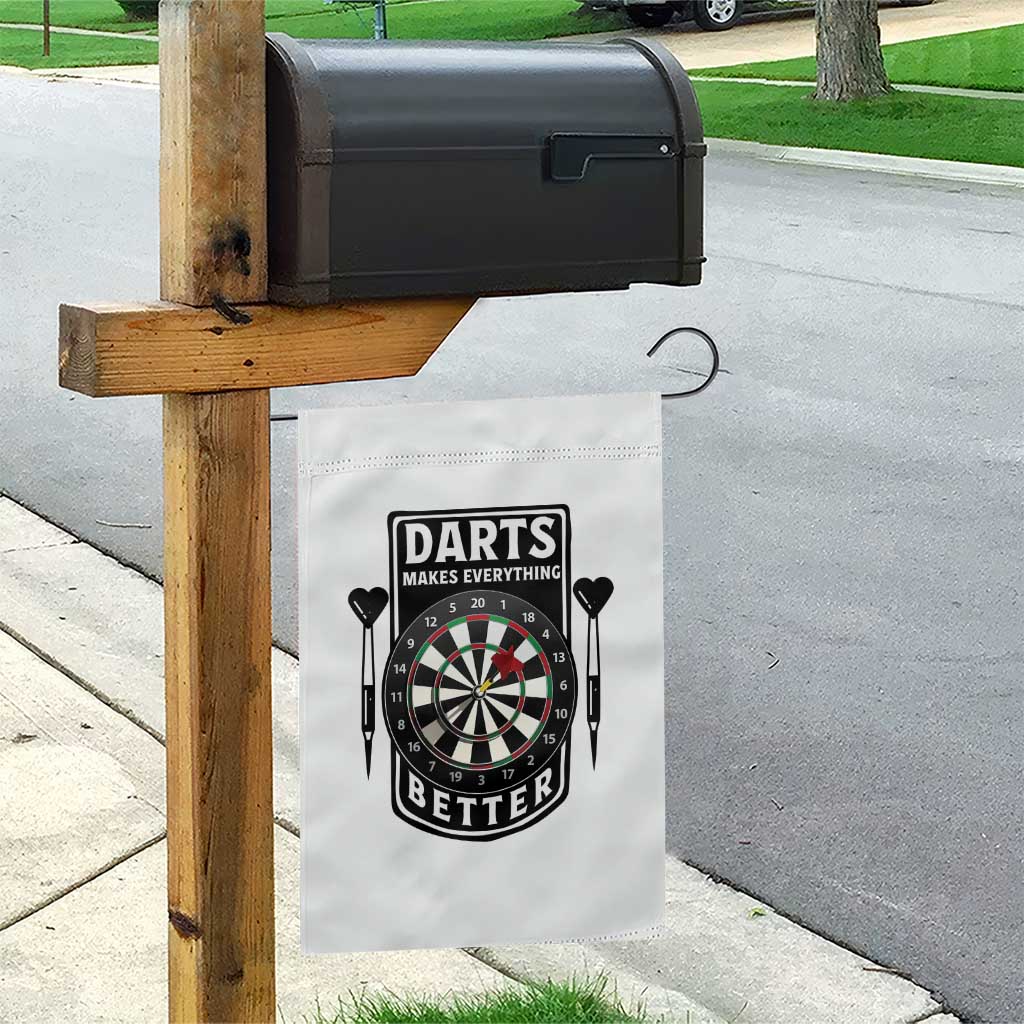 Darts Makes Everything Better Garden Flag Darts Lover Gift TS12 Print Your Wear