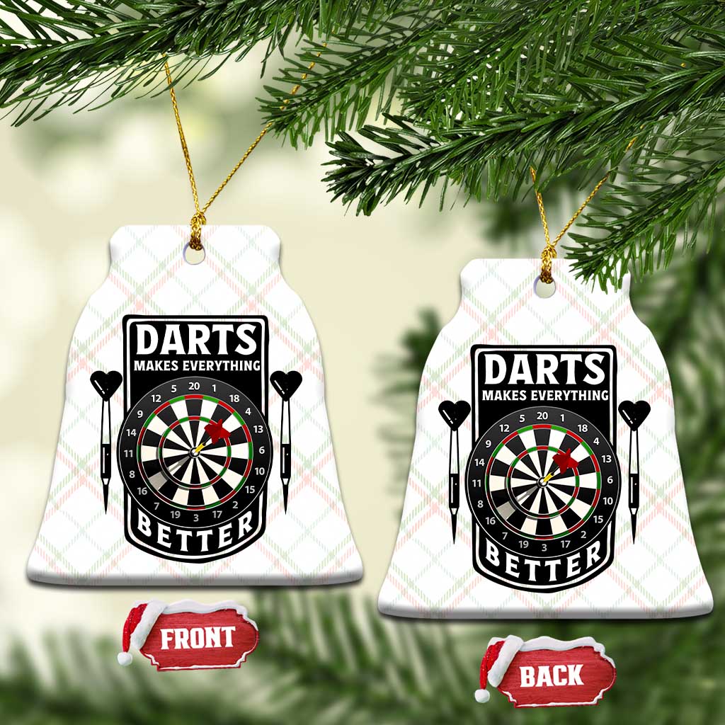 Darts Makes Everything Better Ceramic Ornament Darts Lover Gift TS12 Print Your Wear