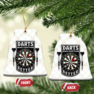 Darts Makes Everything Better Ceramic Ornament Darts Lover Gift TS12 Print Your Wear