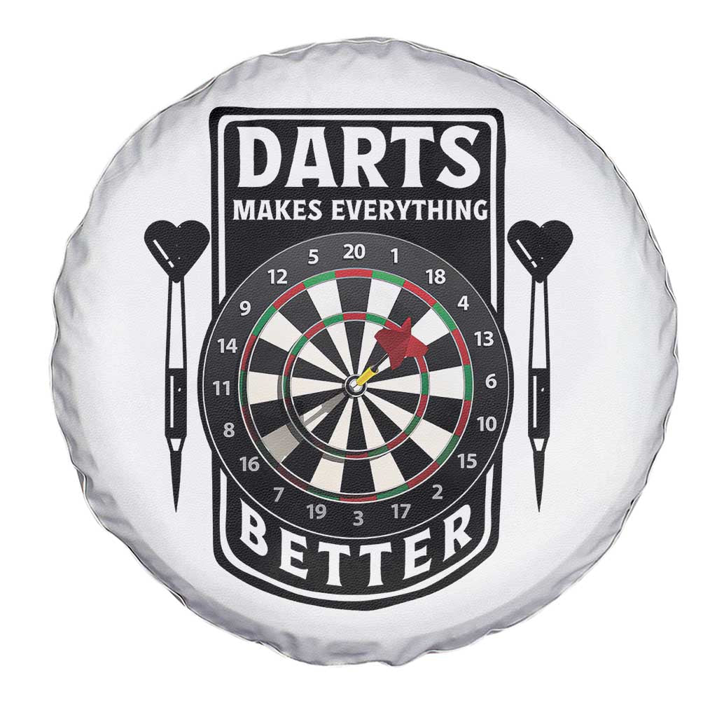 Darts Makes Everything Better Spare Tire Cover Darts Lover Gift TS12 Print Your Wear
