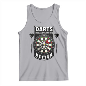 Darts Makes Everything Better Tank Top Darts Lover Gift TS12 Athletic Heather Print Your Wear
