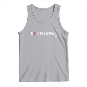 No Dart Today Tank Top Funny Dart Player Gift TS12 Athletic Heather Print Your Wear