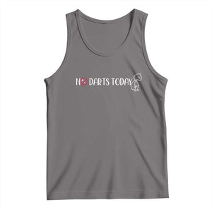 No Dart Today Tank Top Funny Dart Player Gift TS12 Deep Heather Print Your Wear