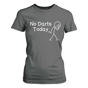 Funny No Dart Today T Shirt For Women Darts Enthusiast Gift TS12 Dark Heather Print Your Wear