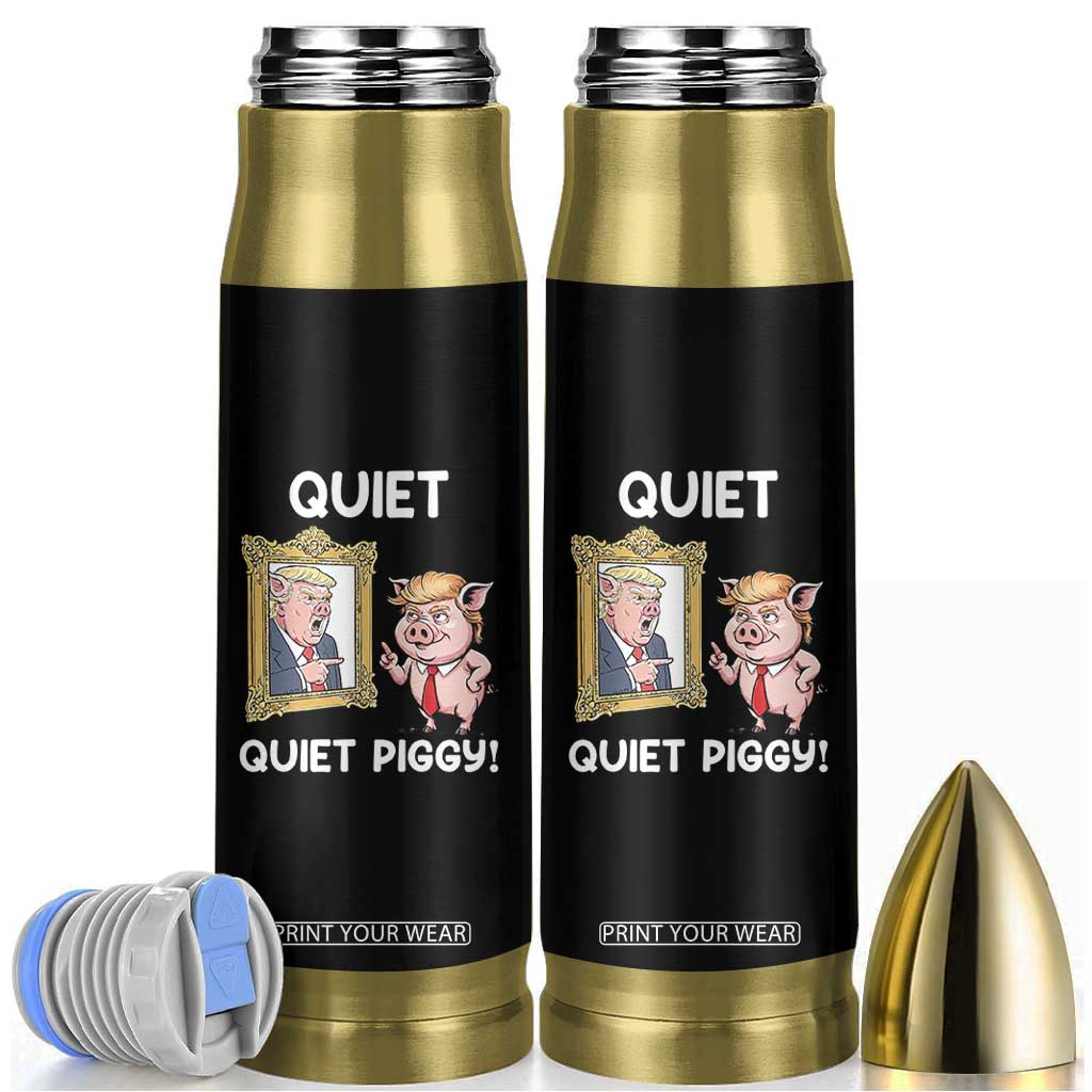 Resistance Movement Quiet Quiet Piggy Bullet Tumbler Funny Pig Political TS12 Black Print Your Wear