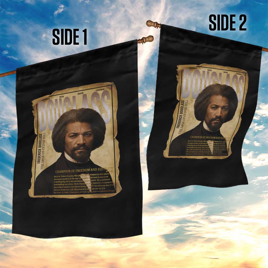 Frederick Douglass Historical Newspaper Garden Flag The Sage Of Cedar Hill TS12 Print Your Wear