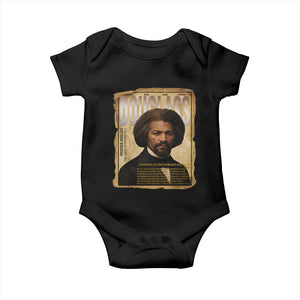 Frederick Douglass Historical Newspaper Baby Onesie The Sage Of Cedar Hill TS12 Black Print Your Wear