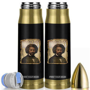 Frederick Douglass Historical Newspaper Bullet Tumbler The Sage Of Cedar Hill TS12 Black Print Your Wear