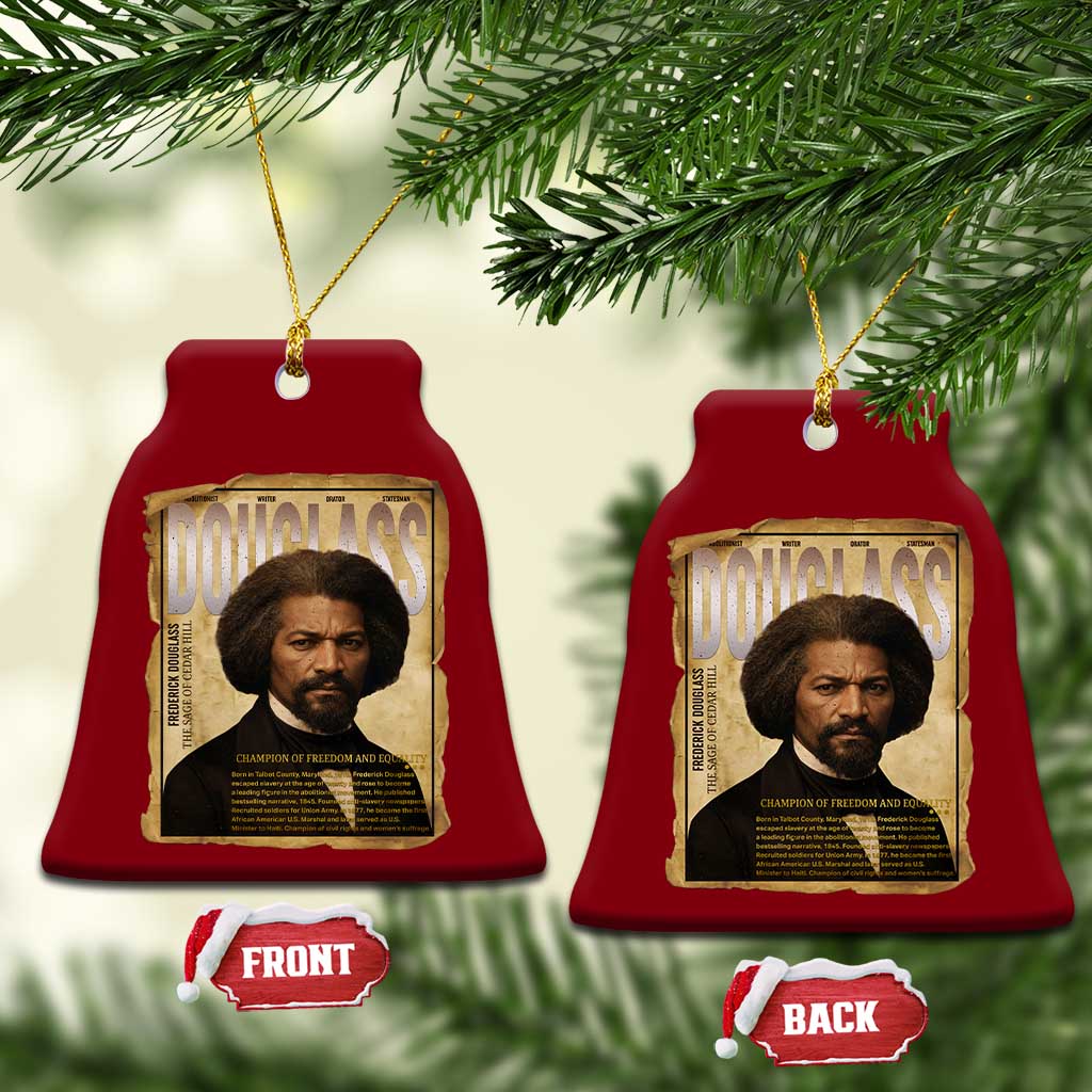 Frederick Douglass Historical Newspaper Ceramic Ornament The Sage Of Cedar Hill TS12 Print Your Wear