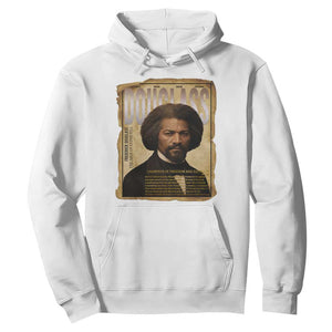 Frederick Douglass Historical Newspaper Hoodie The Sage Of Cedar Hill TS12 White Print Your Wear
