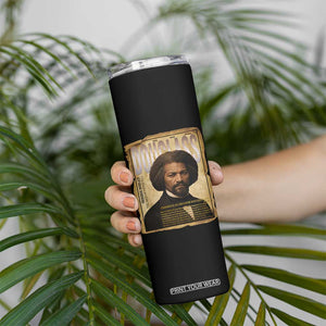 Frederick Douglass Historical Newspaper Skinny Tumbler The Sage Of Cedar Hill TS12 Print Your Wear