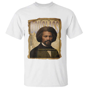 Frederick Douglass Historical Newspaper T Shirt The Sage Of Cedar Hill TS12 White Print Your Wear