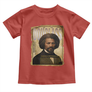 Frederick Douglass Historical Newspaper Toddler T Shirt The Sage Of Cedar Hill TS12 Red Print Your Wear