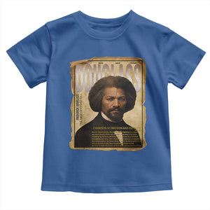 Frederick Douglass Historical Newspaper Toddler T Shirt The Sage Of Cedar Hill TS12 Royal Blue Print Your Wear