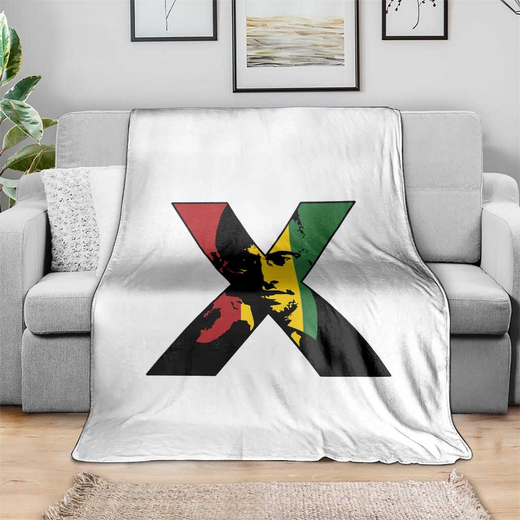 Malcolm X Throw Blanket African American Heritage Gift TS12 Print Your Wear