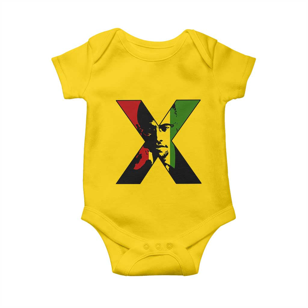 Malcolm X Baby Onesie African American Heritage Gift TS12 Daisy Print Your Wear