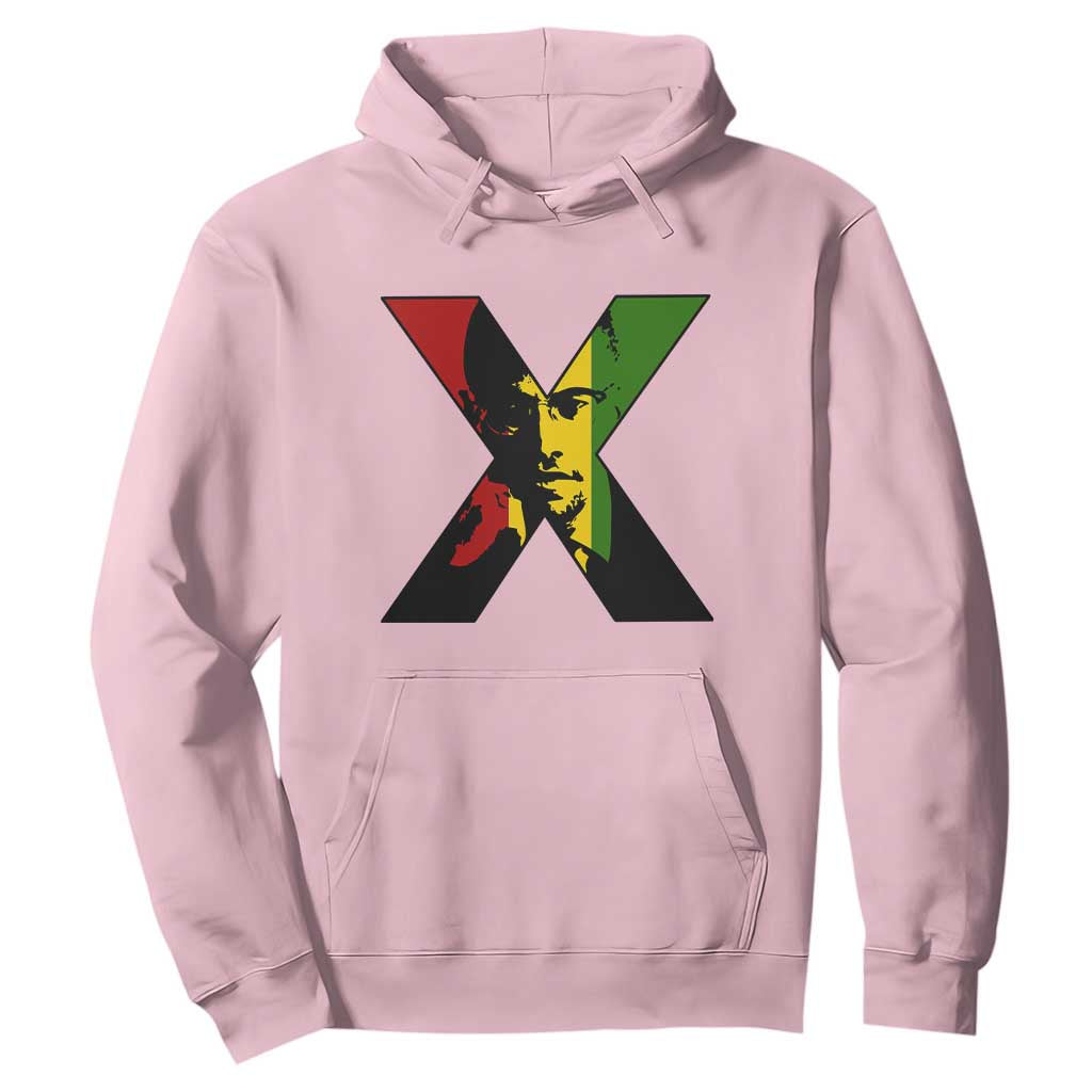 Malcolm X Hoodie African American Heritage Gift TS12 Light Pink Print Your Wear