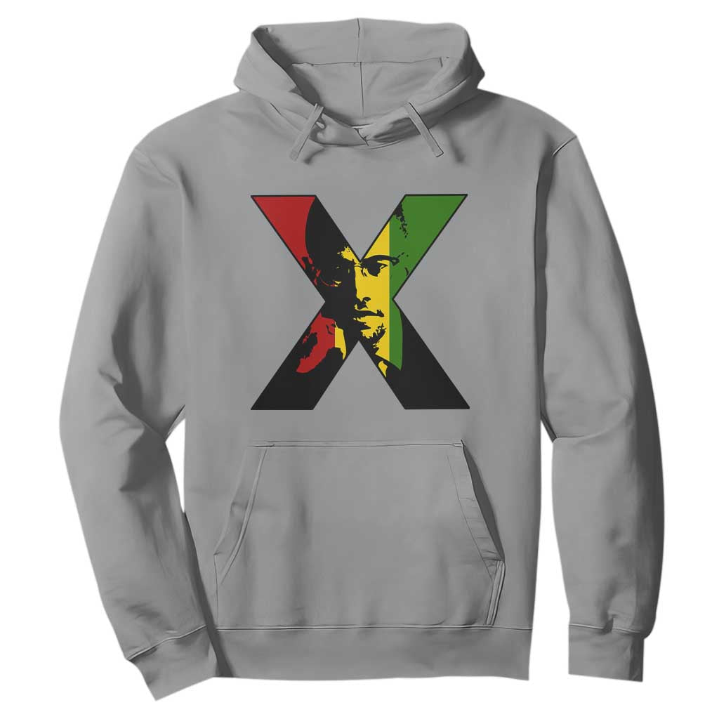 Malcolm X Hoodie African American Heritage Gift TS12 Sport Gray Print Your Wear