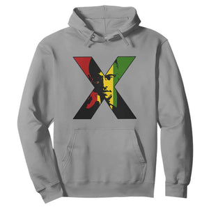 Malcolm X Hoodie African American Heritage Gift TS12 Sport Gray Print Your Wear