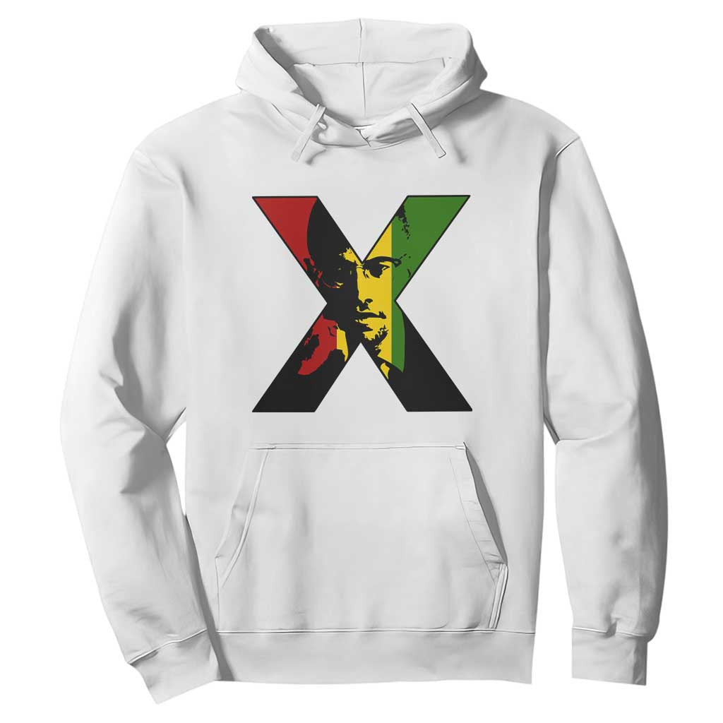 Malcolm X Hoodie African American Heritage Gift TS12 White Print Your Wear