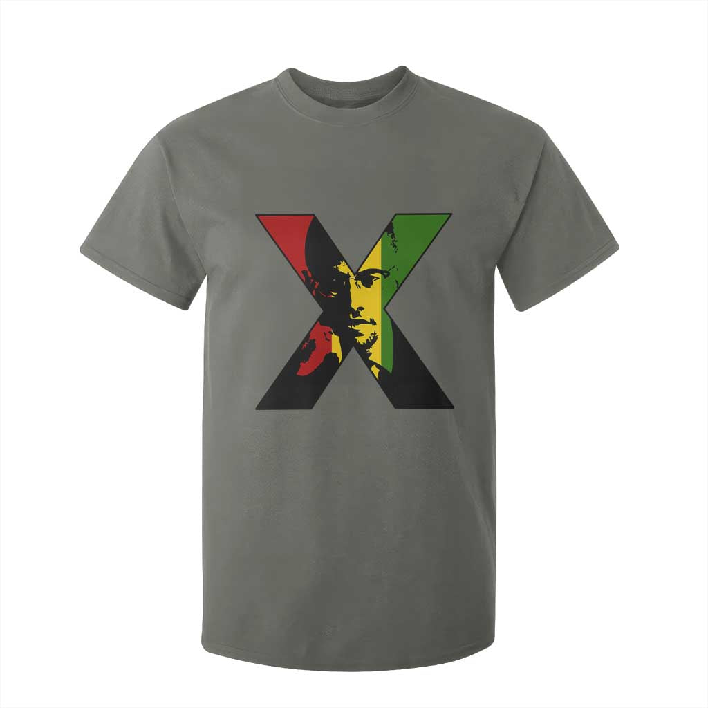 Malcolm X T Shirt For Kid African American Heritage Gift TS12 Military Green Print Your Wear
