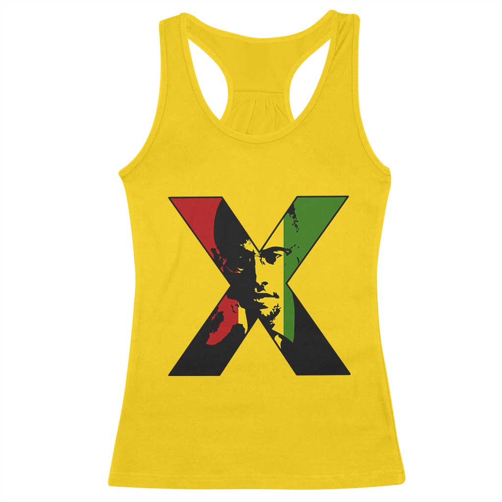 Malcolm X Racerback Tank Top African American Heritage Gift TS12 Daisy Print Your Wear