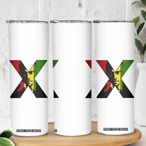Malcolm X Skinny Tumbler African American Heritage Gift TS12 Print Your Wear