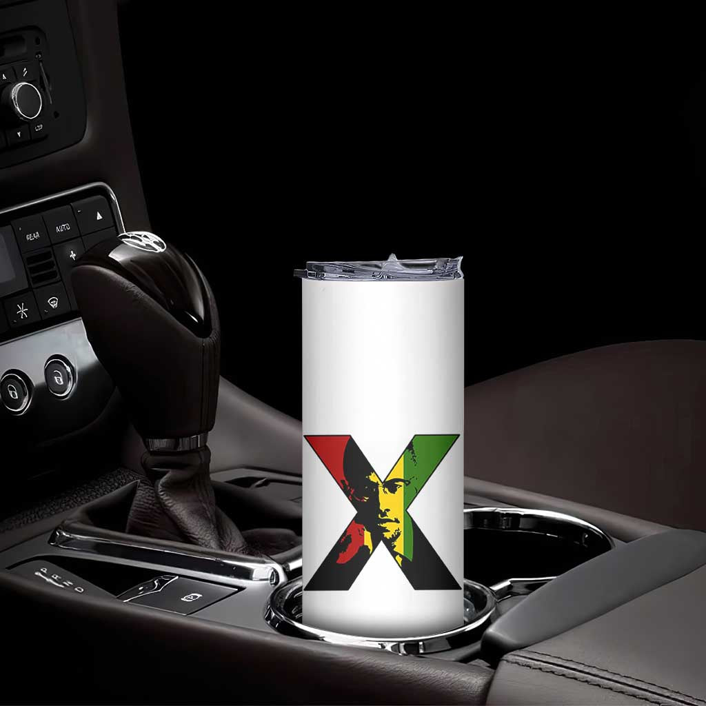 Malcolm X Skinny Tumbler African American Heritage Gift TS12 Print Your Wear
