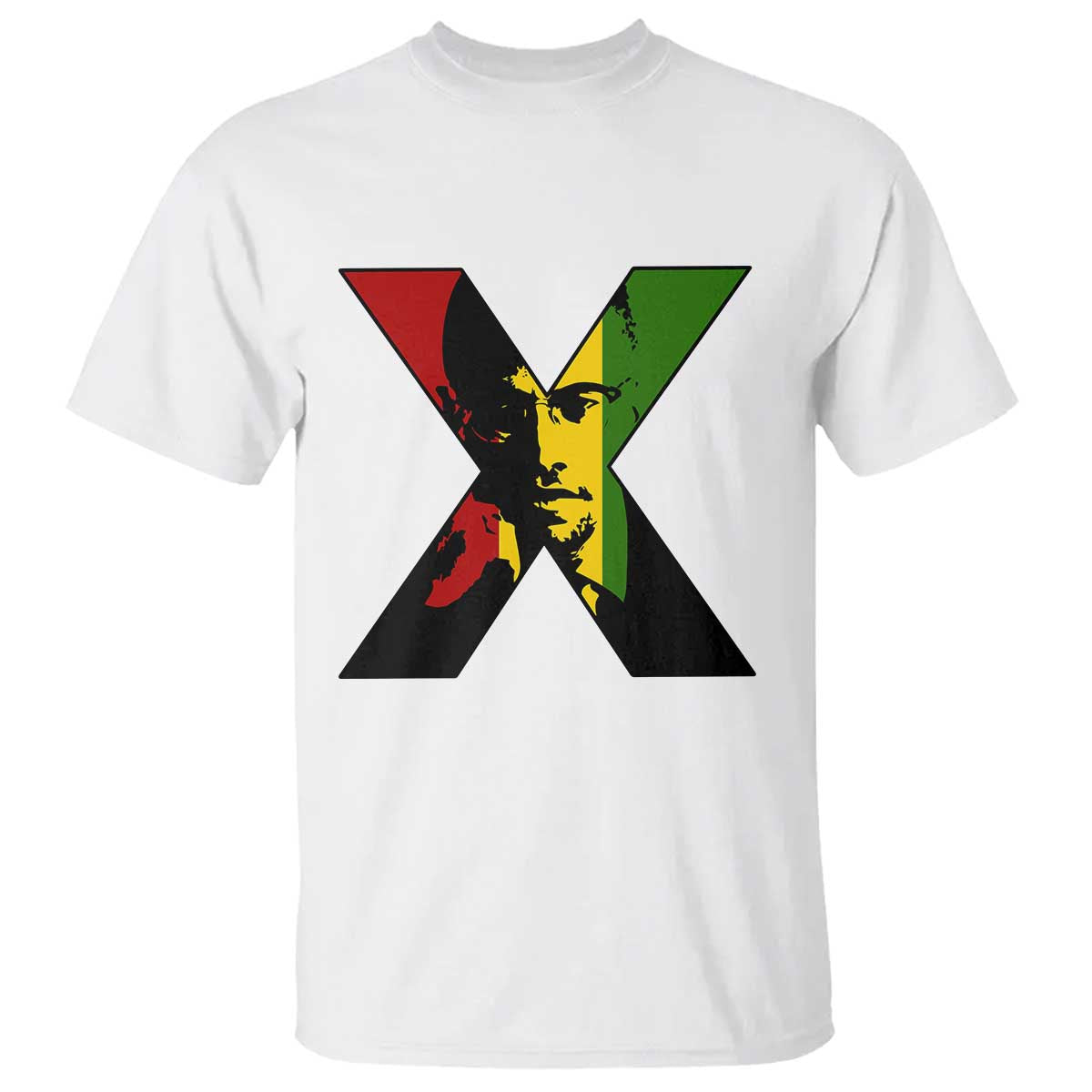 Malcolm X T Shirt African American Heritage Gift TS12 White Print Your Wear