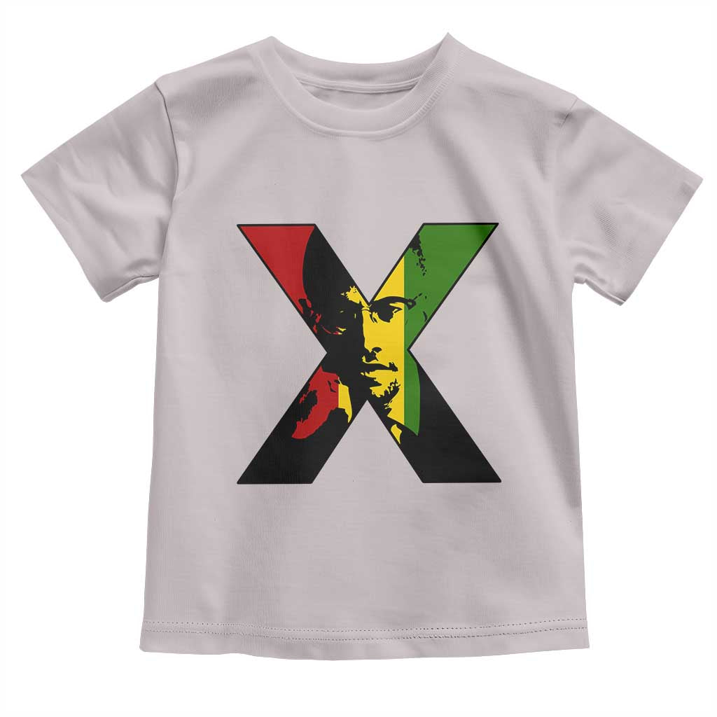 Malcolm X Toddler T Shirt African American Heritage Gift TS12 Ice Gray Print Your Wear