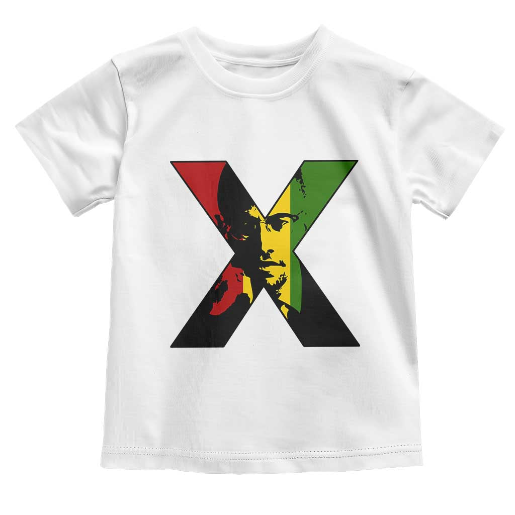 Malcolm X Toddler T Shirt African American Heritage Gift TS12 White Print Your Wear