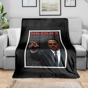 Malcolm X Legend Throw Blanket African American Activist Legacy TS12 Print Your Wear