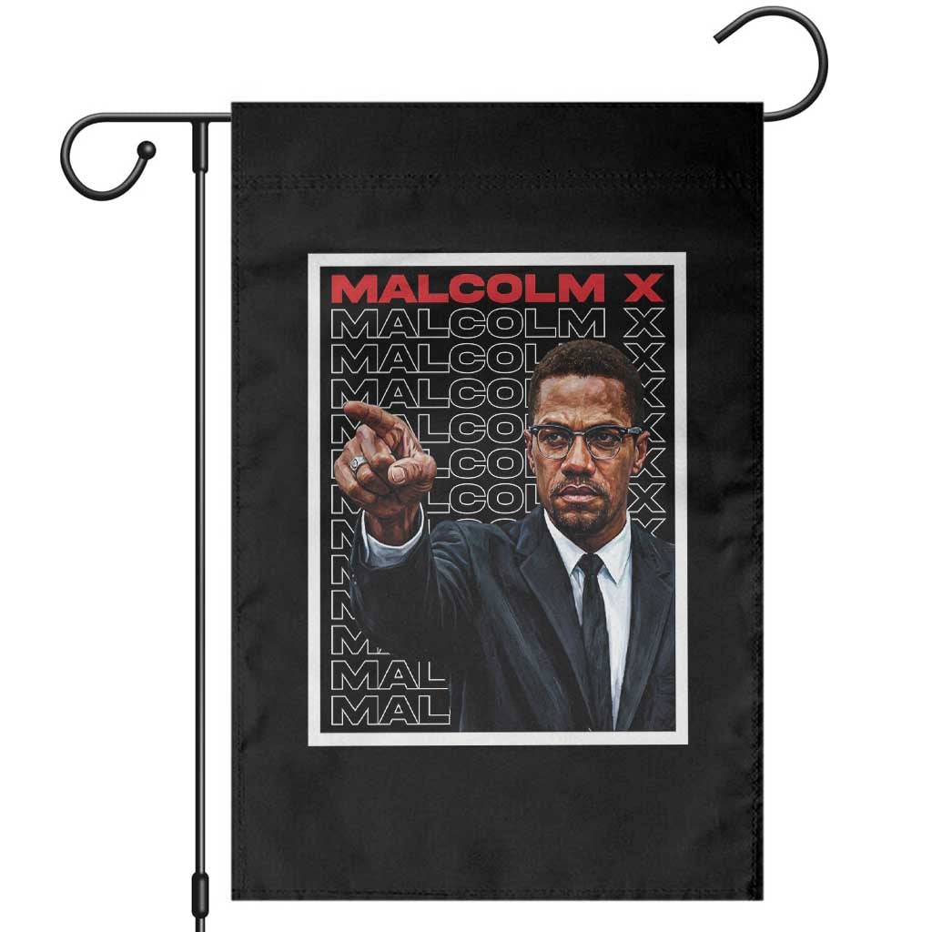 Malcolm X Legend Garden Flag African American Activist Legacy TS12 Black Print Your Wear