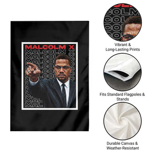 Malcolm X Legend Garden Flag African American Activist Legacy TS12 Print Your Wear