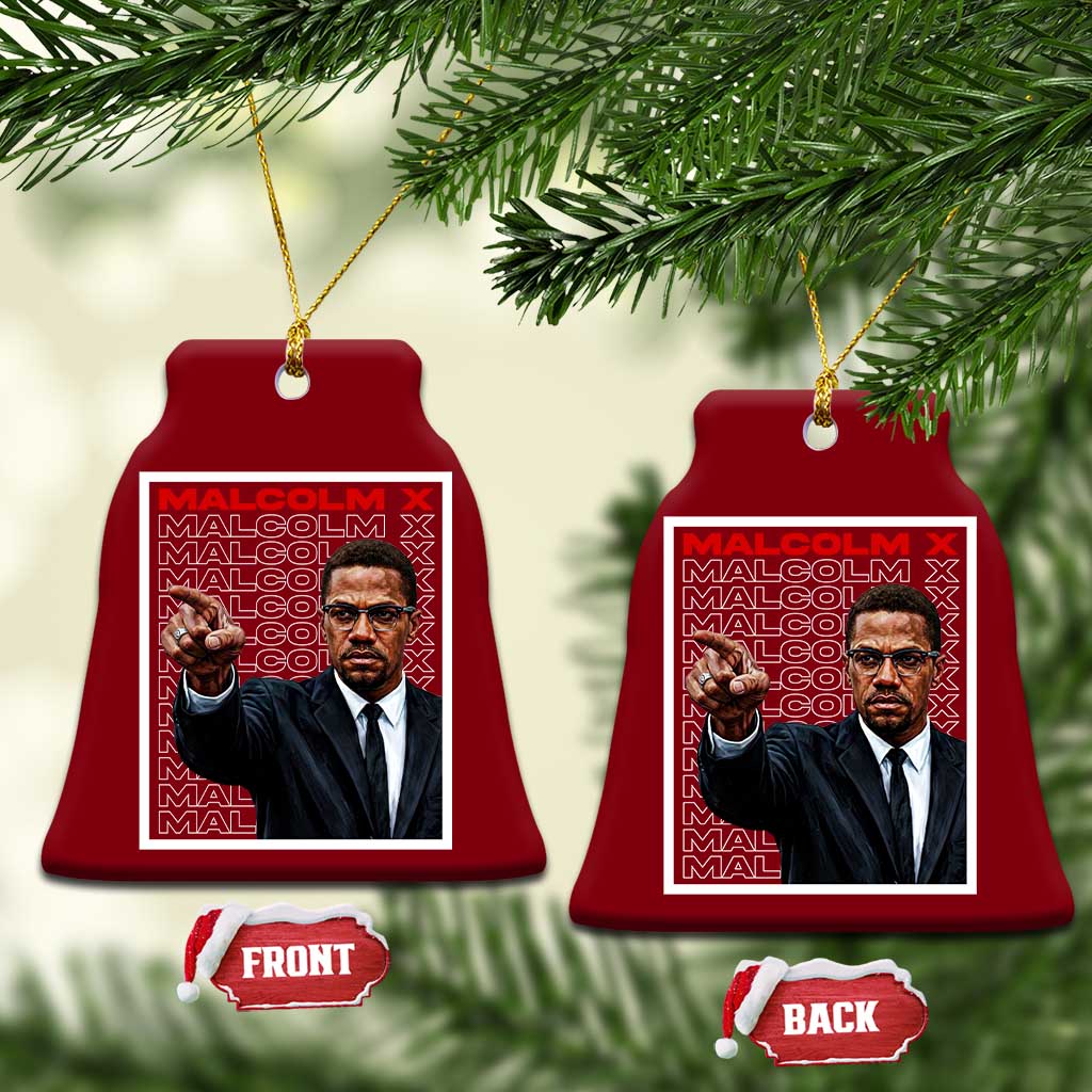 Malcolm X Legend Ceramic Ornament African American Activist Legacy TS12 Print Your Wear