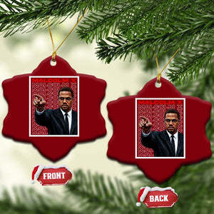 Malcolm X Legend Ceramic Ornament African American Activist Legacy TS12 Print Your Wear