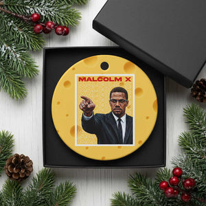 Malcolm X Legend Ceramic Ornament African American Activist Legacy TS12 1pc Yellow Cheese Print Your Wear