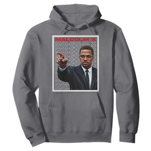 Malcolm X Legend Hoodie African American Activist Legacy TS12 Charcoal Print Your Wear