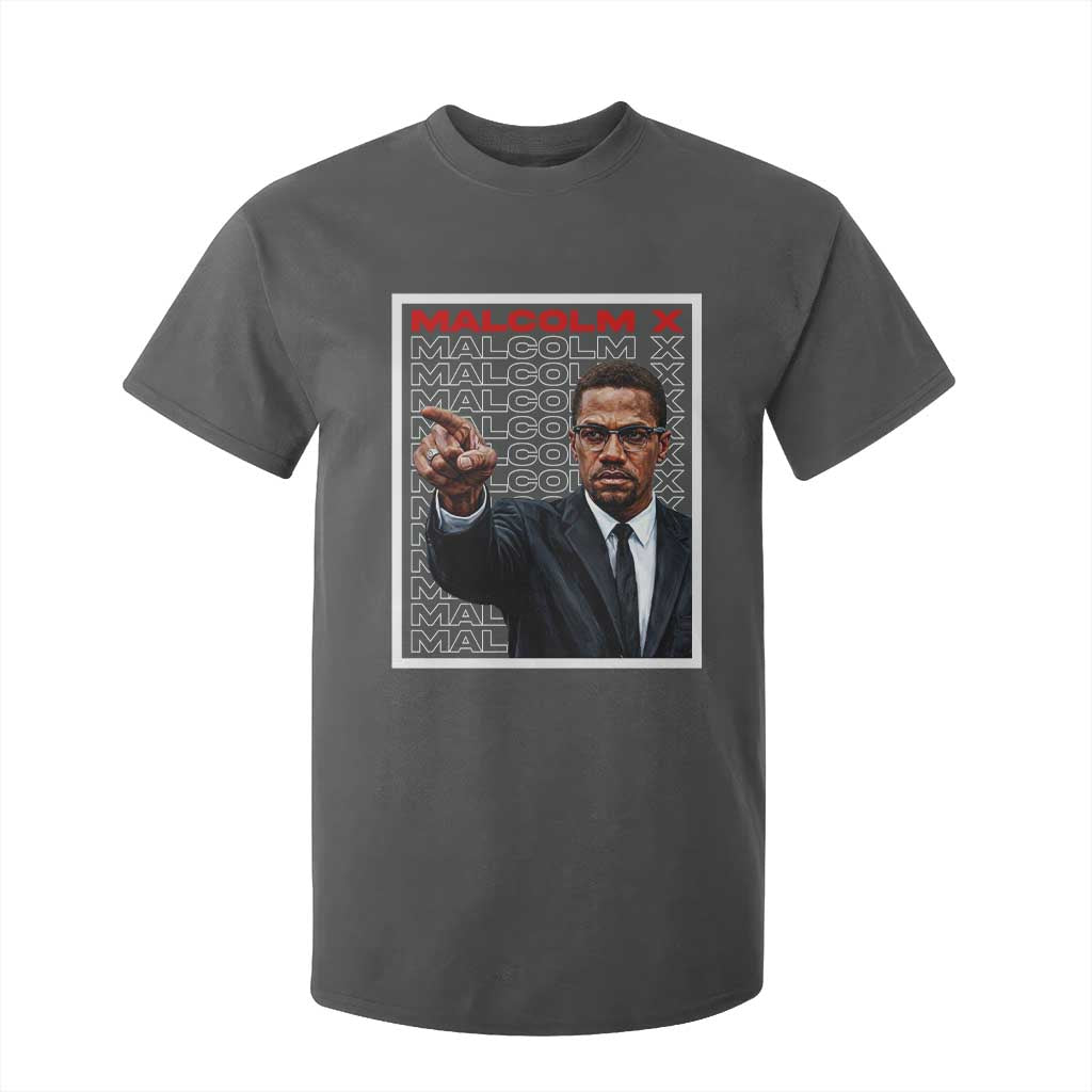 Malcolm X Legend T Shirt For Kid African American Activist Legacy TS12 Dark Heather Print Your Wear
