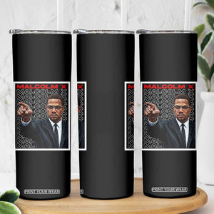 Malcolm X Legend Skinny Tumbler African American Activist Legacy TS12 Print Your Wear