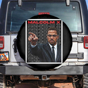 Malcolm X Legend Spare Tire Cover African American Activist Legacy TS12 No hole Black Print Your Wear