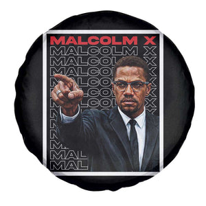 Malcolm X Legend Spare Tire Cover African American Activist Legacy TS12 Print Your Wear