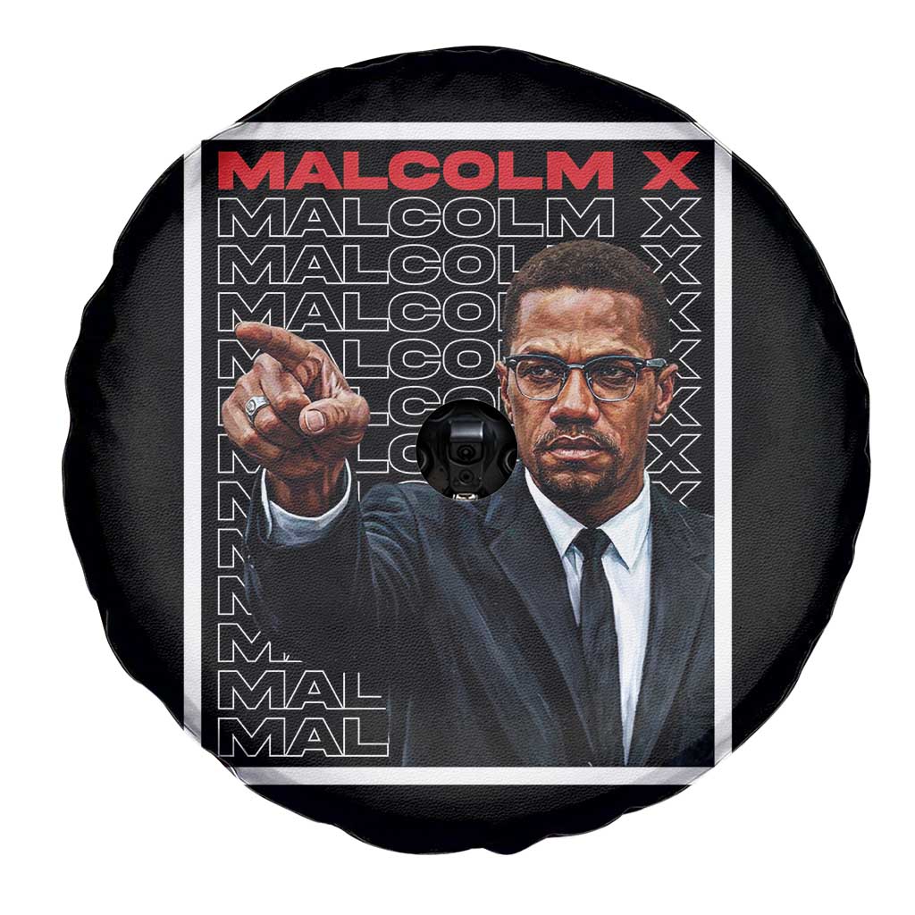 Malcolm X Legend Spare Tire Cover African American Activist Legacy TS12 Print Your Wear