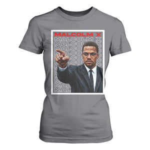Malcolm X Legend T Shirt For Women African American Activist Legacy TS12 Charcoal Print Your Wear